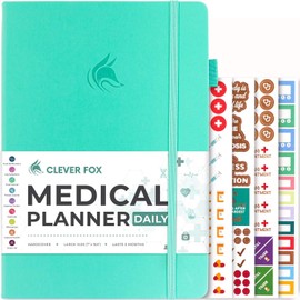 Clever Fox Medical Planner Daily – Health Diary Notebook, Wellness Journal & ...