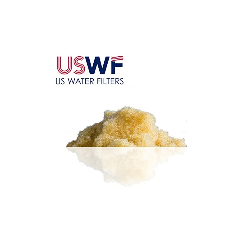 USWF-8P-25lbs Ion Exchange Water Softener Resin - 0.5 Cubic Foot