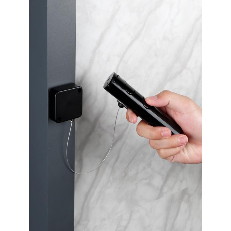 EKZ 7.5 ft Retractable Remote Control Cable Tether Lock with