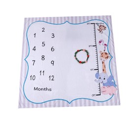Baby Photography Prop Milestone Blanket Baby Boy Baby Girl Monthly Swaddling Blanket Photography Backdrop (All Baby Kinds)