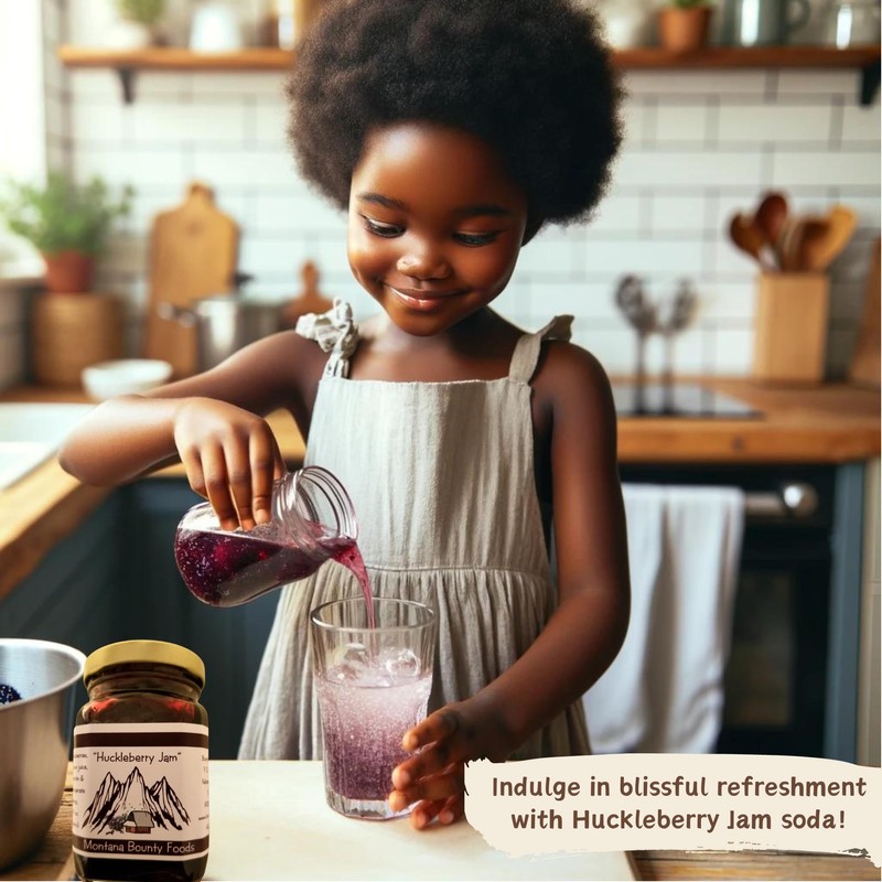 Bounty Foods Huckleberry Jam 2 Pack of 9 oz Jar