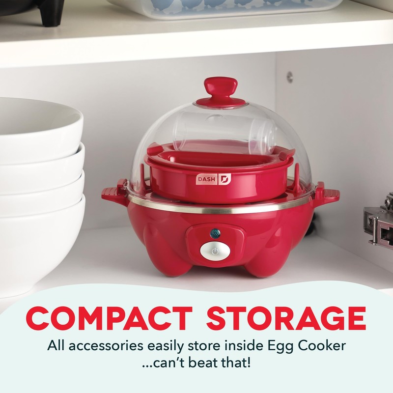 DASH Rapid Egg Cooker: 7 Egg Capacity Electric Egg Cooker