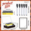 50 Pcs Reusable Dry Erase Token Cards with 5 Pcs
