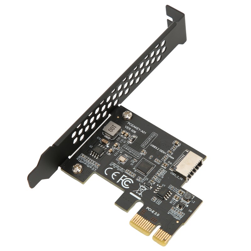 PCIE to USB 3.2 Expansion Card Black 5Gbps High Speed