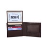 Designer "J Wilson" Real Genuine Mens Leather Wallet Crocodile Look