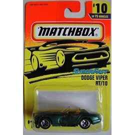 MATCHBOX SUPER FAST GREEN DODGE VIPER RT/10 #10