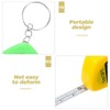 NUOBESTY 12 Pieces Tape Measure Key Ring Mini Retractable Tape