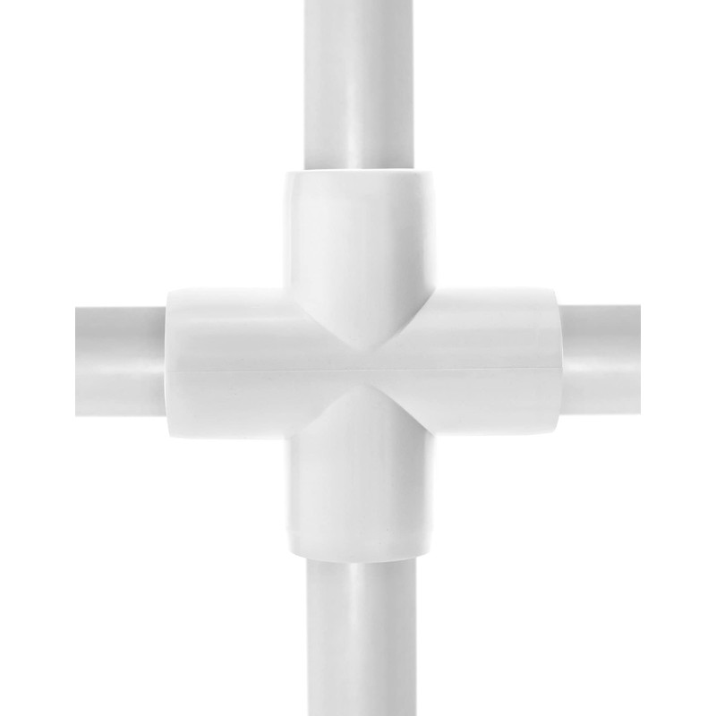 QWORK 4 Way 3/4" Cross PVC Fitting, 20 Pack PVC