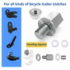 Bicycle Hub Hitch Adapter，universal bicycle axle adapter for bicycle trailer