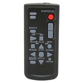 RMT 830 Remote Control for SONY Camcorders, Replacement Camcorder Remote Control, Stable and Sensitive, Easy to Use, Comfortable to Touch