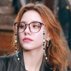 BILIONE Beaded Eyeglass Chains for Women and Men, Acrylic Eye