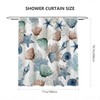 AIBIIN Under The Sea Theme Shower Curtain Set Marine Starfish