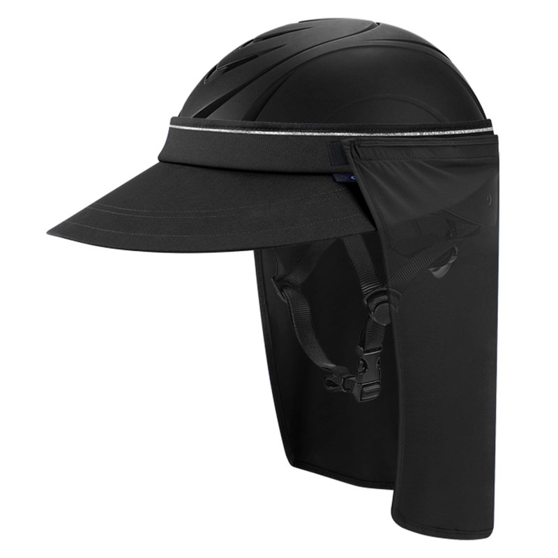 Tontron Hosriding Helmet Visor | Removable Helmet Sun Shade (Black
