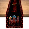Vohado 2025 Derby Table Runner Roses Horse Racing Decorations Holiday