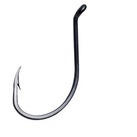 VMC 9299 FAULTLESS Octopus Hook #4-4/0 Size in 25 & 100 Pack - Black Nickle or Red Finish Saltwater and Freshwater Hooks for Catfish, Bass, Trout, Salmon, and Walleye, (4/0-25 Pack, Black Nickle)