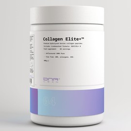 Collagen Powder Elite+ | Premium Type I & III Hydrolysed Bovine Collagen Peptides (NUVICOL® B) | High Absorption Collagen Supplement for Women & Men | Tasteless, Easy-Mix | Made in UK | 30 Servings