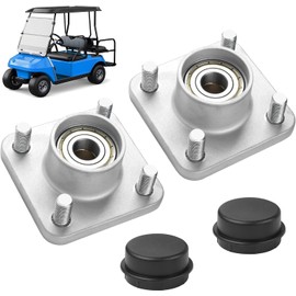 Forccord 2-Pack Golf Cart Front Wheel Hub Assembly Fit for 2003-up Club Car DS & Precedent Gas & Electric Golf Carts Club Car Wheel Bearing Replacement#102357701