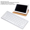Bluetooth Keyboard Tablet PC Ultra Slim Portable 78 Keys White