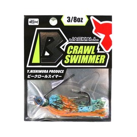 JACKALL Rubber Jig Bee Crawl Swimmer 3/8 oz (10 g) Marriage Gill Stripe Lure