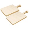 DOITOOL 5Pcs Unfinished Wood Cutting Board Smooth Craft Wood Blanks