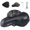 Ergonomic Bicycle Saddle with Gel & Memory Foam - Wide