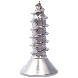 #8 x 1/2'' Phillips Flat Head Wood Screws 316 Marine Stainless Steel Qty 250