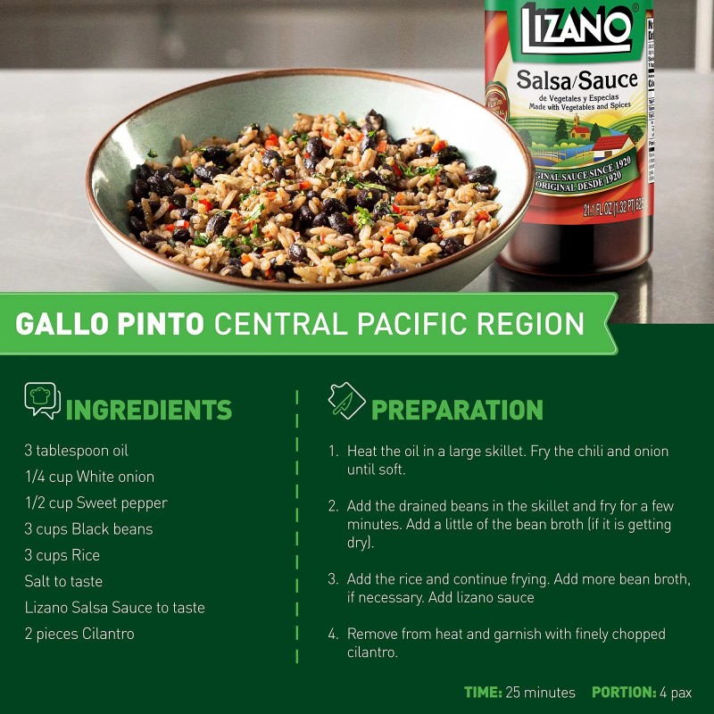 Lizano Salsa Sauce 21.13 oz (Pack of 12)