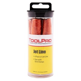 ToolPro Leveling Line (Jet Line) with Storage Container - Bulk Pack of 25, Compatible with ToolPro Lever Action Grid Clamps (TP05044)