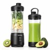 DENOKIN Portable Blender Cordless, 20oz Vessel Personal Blender for Shakes