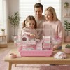 Pretoee 7-in-1 Acrylic Hamster Cage with All Accessories - Double
