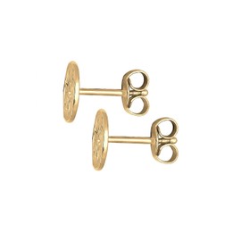 Elli Women's Flower Stud Earrings, Facet cut, No Gemstone