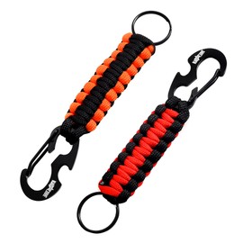 Kadactive Bottle Opener Keychain, Paracord Keychain with carabiner, Cool Beer Bottle Opener Keychain for Men and women, Car Keychain Bottle Opener, Key Chain Bottle Opener