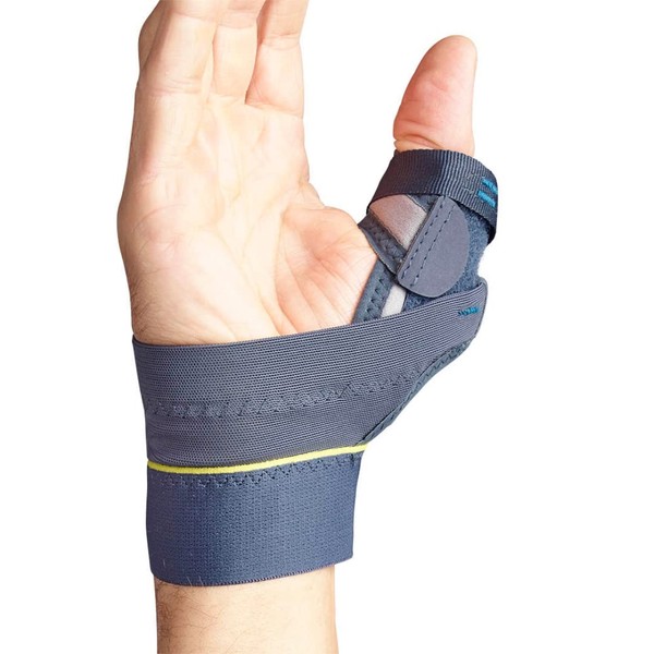 Push Sports Thumb Brace for Thumb MP Joint Injuries. Relief for Skier's Thumb and Ligament Injuries. Can be Worn Under Gloves to Provide Stability During Sports. (Left Medium)