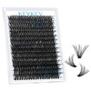 300 Pcs Individual Lashes Lash Clusters DIY Lash Extension Cluster