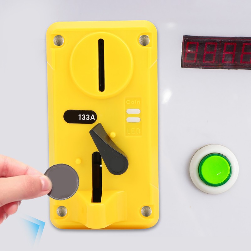 Comparative Coin Selector Box Acceptor CPU with LED Light Flip