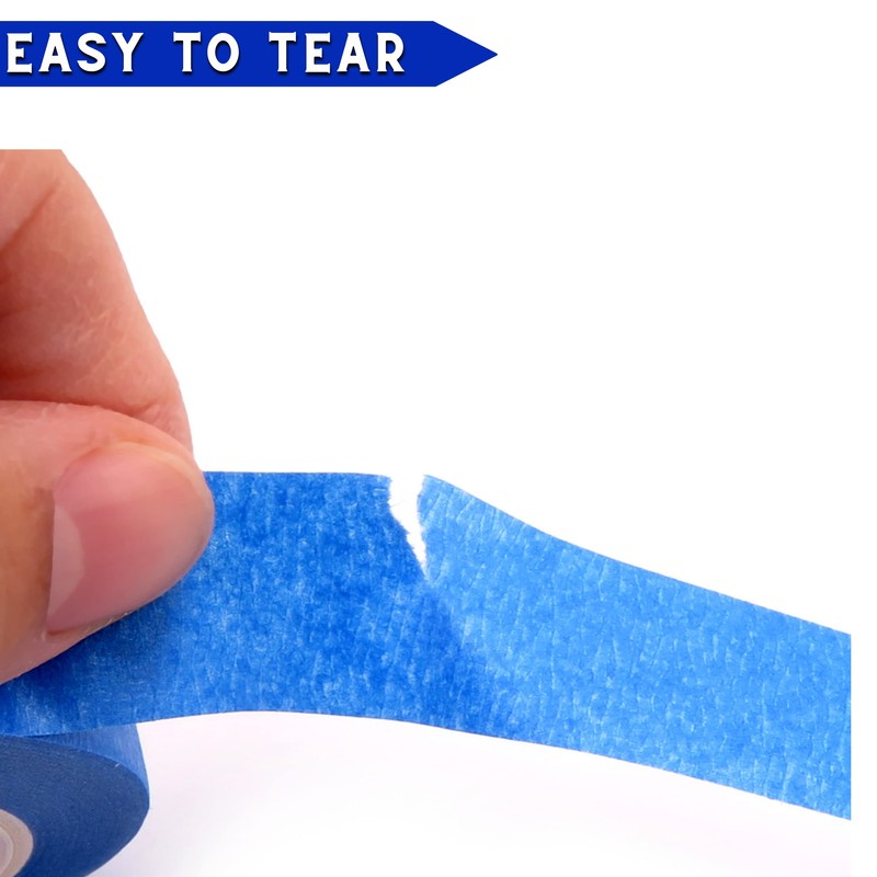 DOAY Blue Painters Tape 1/4 Inches x 30 Yards -