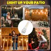 Lustaled S14 LED Bulbs for Outdoor String Light Bulbs Replacement,
