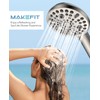 MakeFit Handheld Shower Head with Filter Brushed Nickel - High