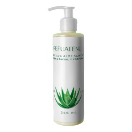 Crema Facial Corporal Hidratante Con 50% De Aloe Vera Puro