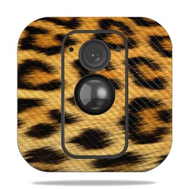MightySkins Carbon Fiber Skin for Blink XT Outdoor Camera - Cheetah | Protective, Durable Textured Carbon Fiber Finish | Easy to Apply, Remove, and Change Styles | Made in The USA