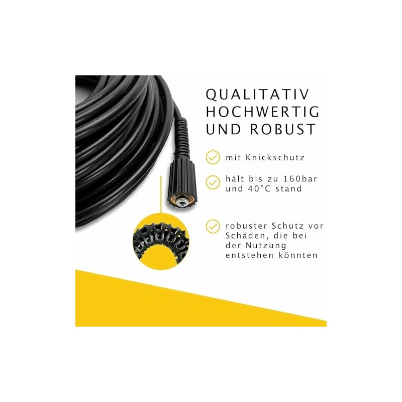 M&M Smartek High Pressure Hose for Lavor Pressure Washers such