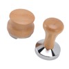 Coffee Powder Press Hammer and Distributor Set Stainless Steel Base