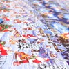 ANRO Oilcloth Tablecloth Oilcloth Tablecloth Christmas Red Christmas 120 x