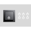 Power Symbol Sticker Decal Switch Sticker On Off Sticker (RPM4/2)