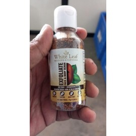 White Leaf Exfoliate Walnut Scrub 75g(Pack Of 3) For Face & Body With Coffee & Coconut For Dead Skin Cells & Tan Removal, Blackheads, Dirt & Pollution Free Skin