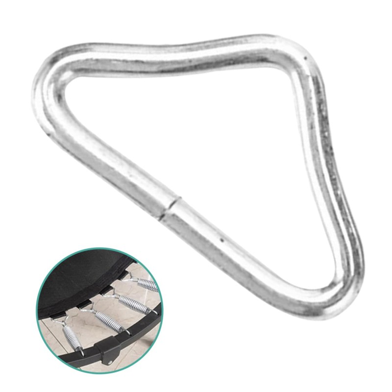 Sosoport 36Pcs Portable Triangle Buckles for Trampolines Durable V Shaped