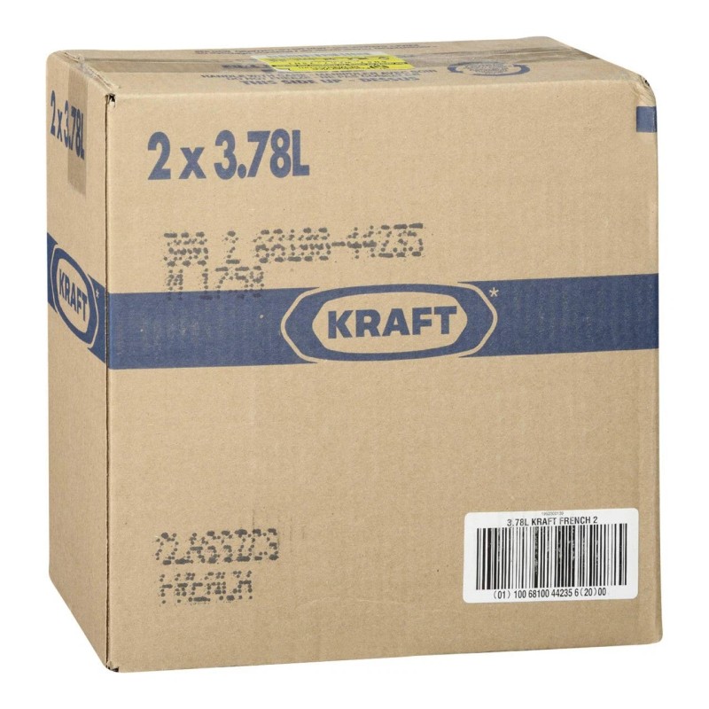 Kraft French Salad Dressing, 3.78L/1 Gallon per jug (2pk),