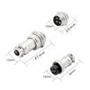 GELRHONR Aviation Plug 4 Pin 16 mm Thread GX16 Aviation