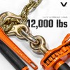 VULCAN Folding Handle Load Binder (Two Pack) with 2 Grab