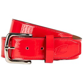 Champro Classic Patent Belt, Medium, Scarlet